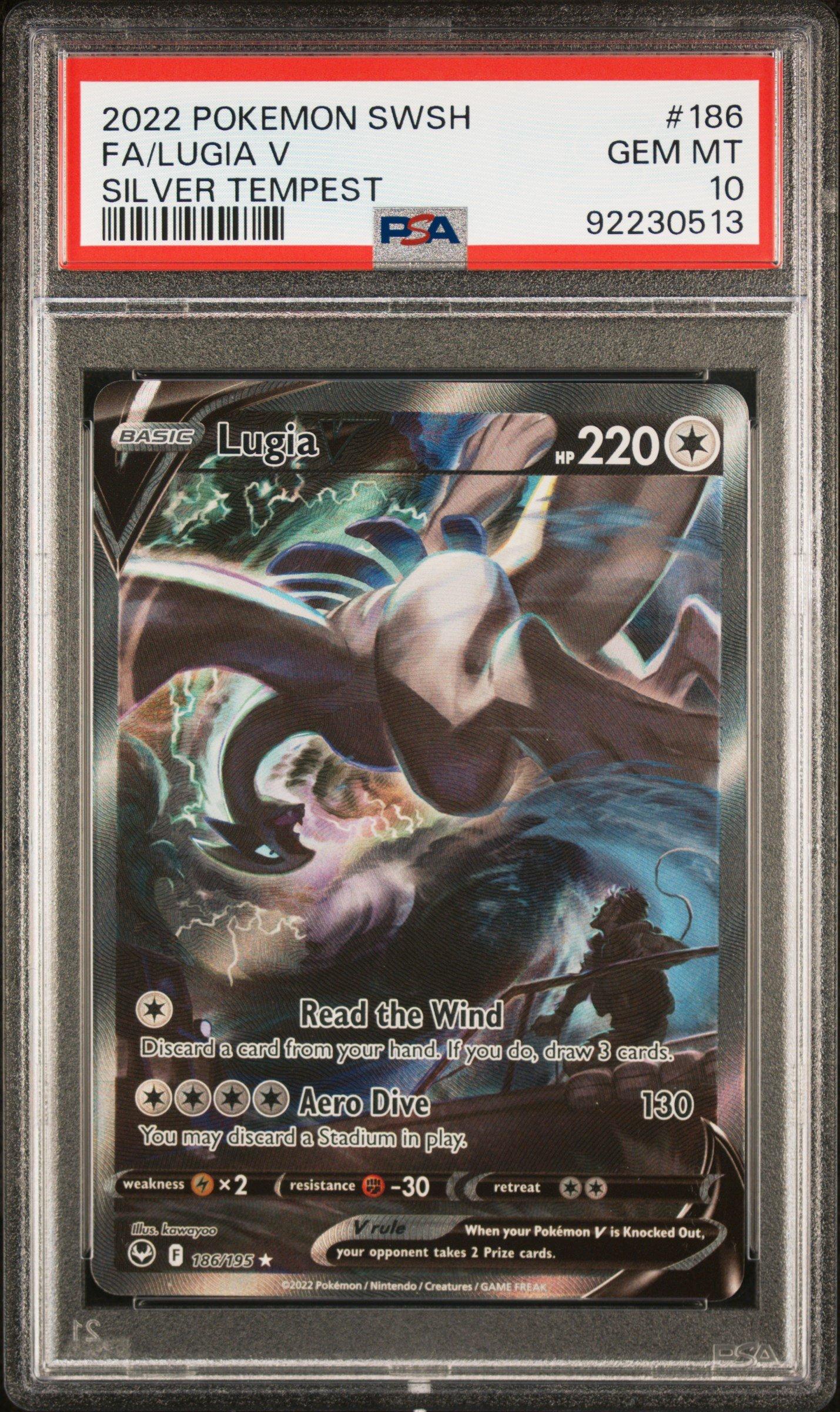 Lugia V Alt Art PSA 10 #186